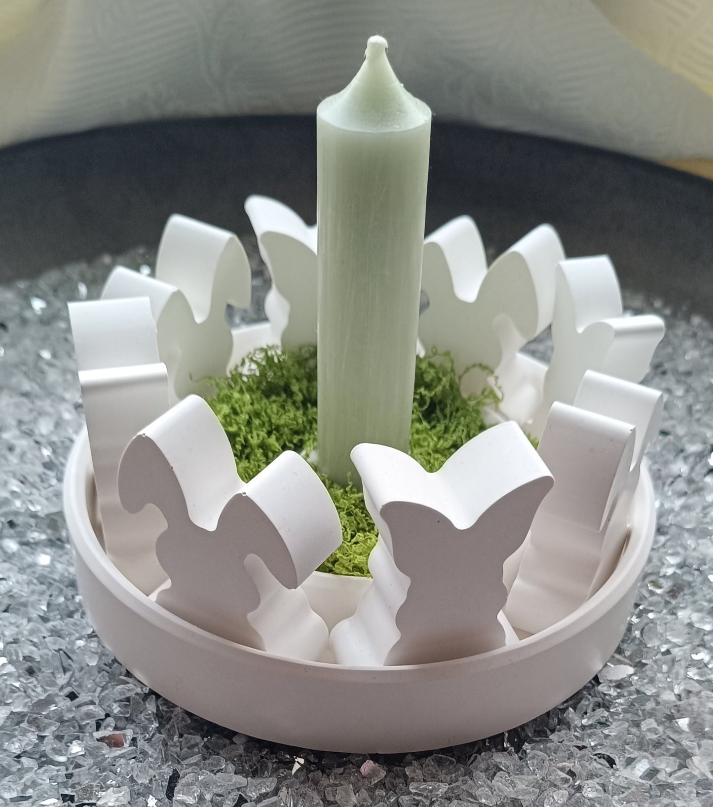 Hasenrondell incl. Kerze D=14cm