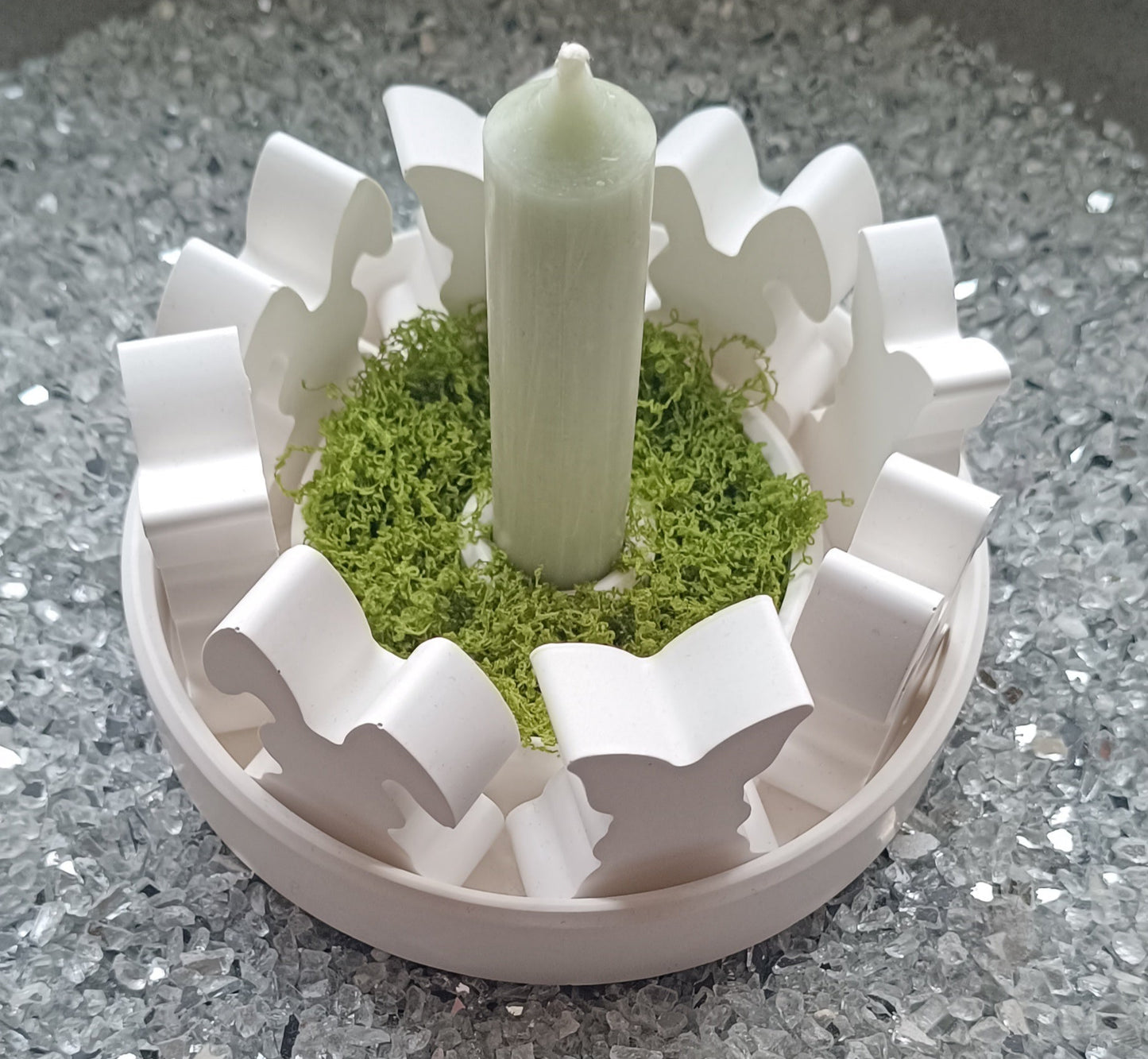 Hasenrondell incl. Kerze D=14cm