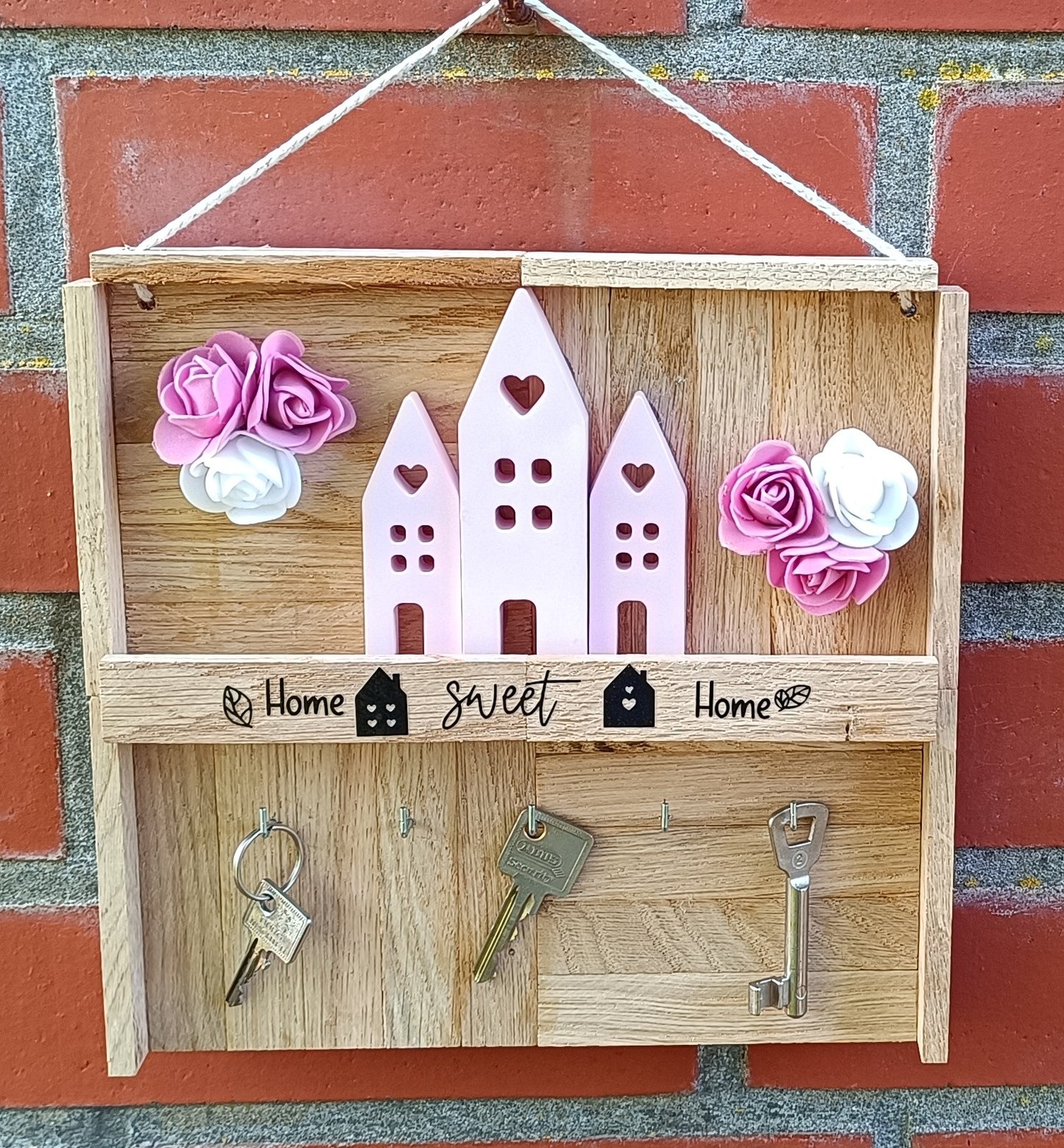 Schlüsselbrett "Home/Blüten"