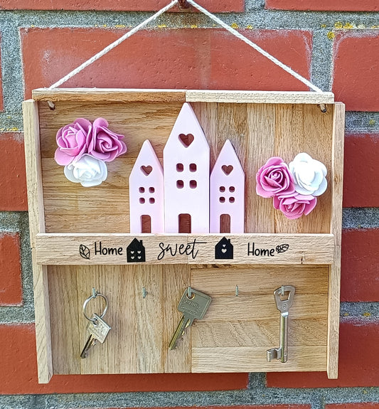 Schlüsselbrett "Home/Blüten"