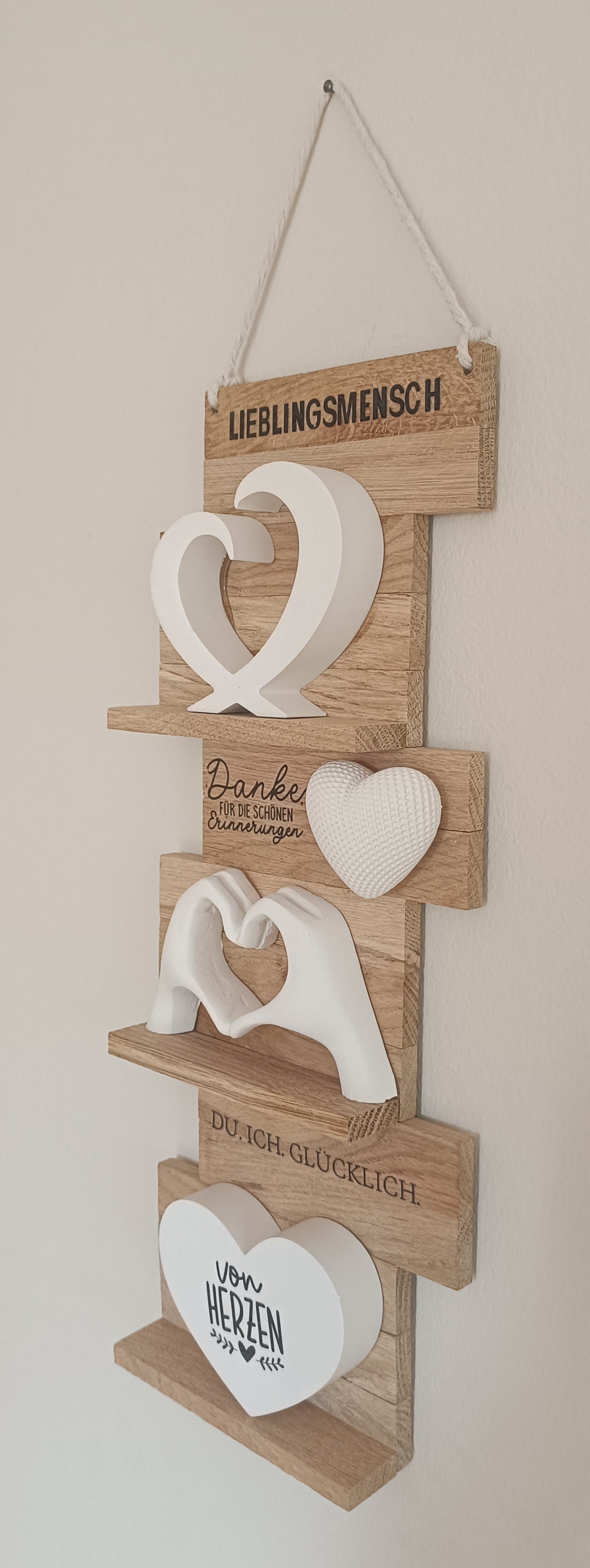 Wanddekoration "Herzflut"