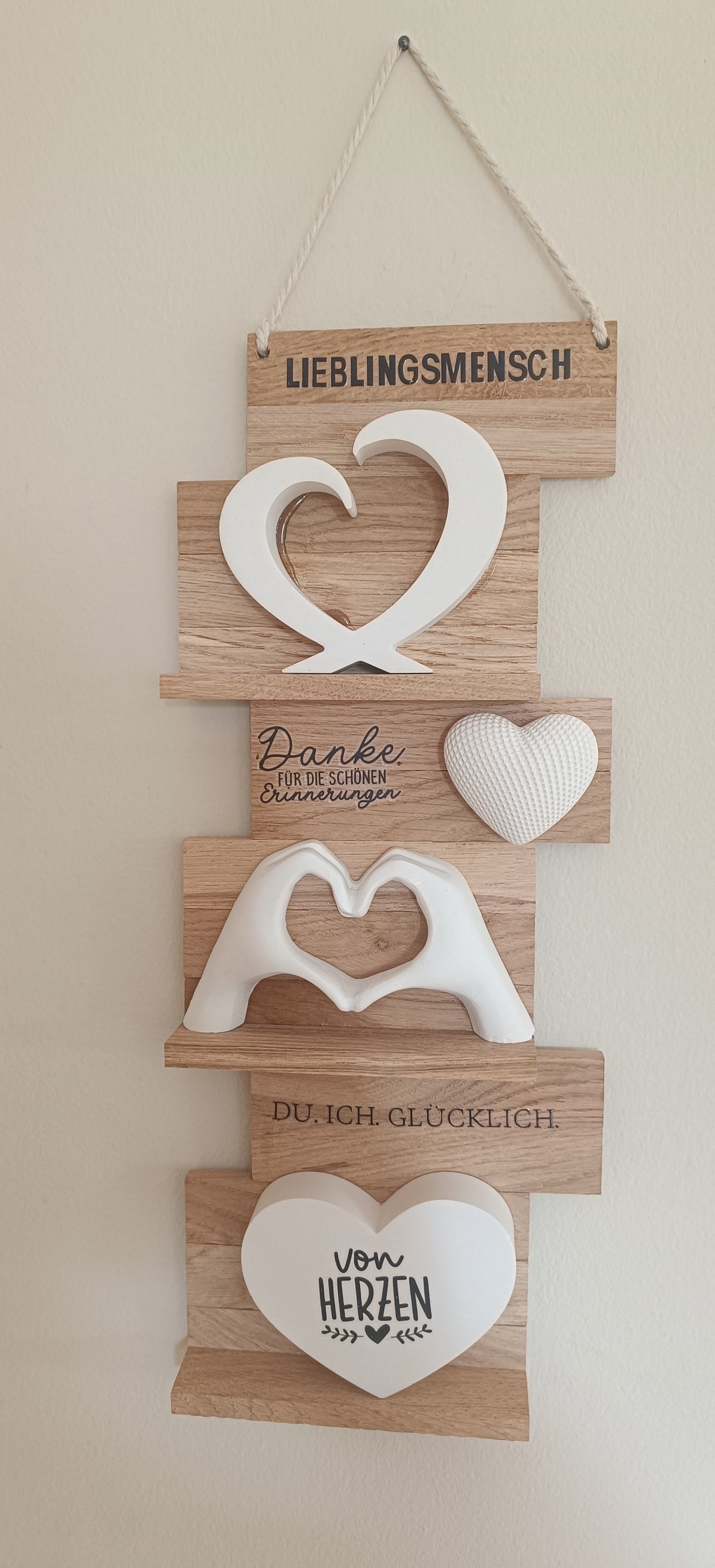 Wanddekoration "Herzflut"