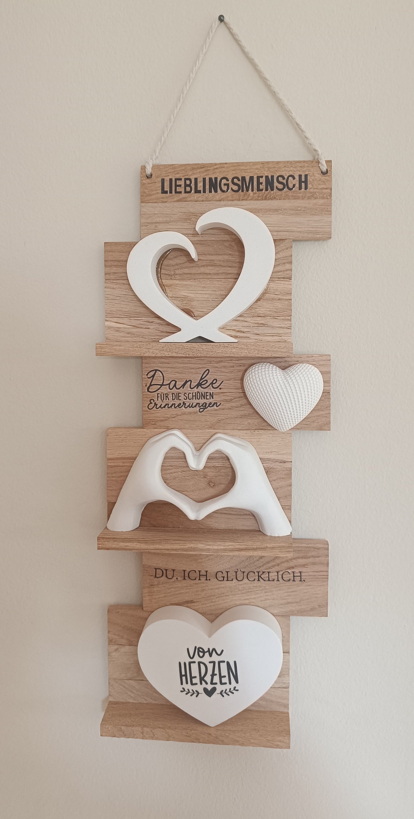 Wanddekoration "Herzflut"