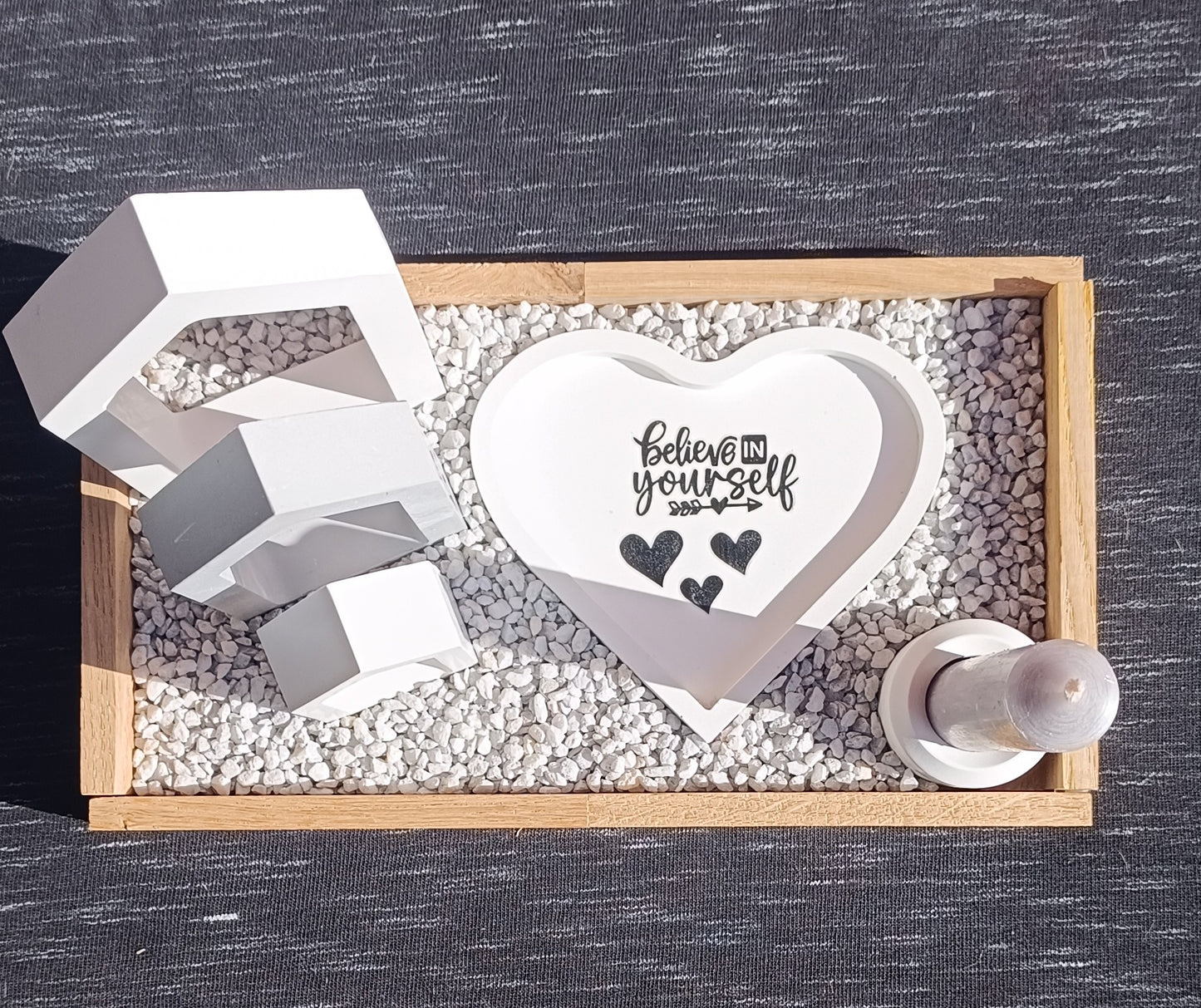 Dekotablett "Herzhäuser"