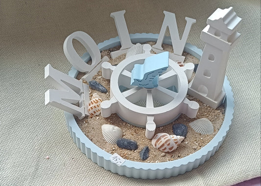 Dekoschale "Moin am Strand"