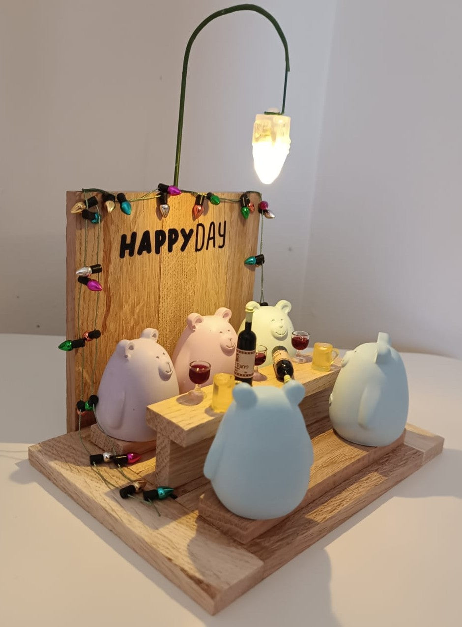 Dekotablett "Happy Day"