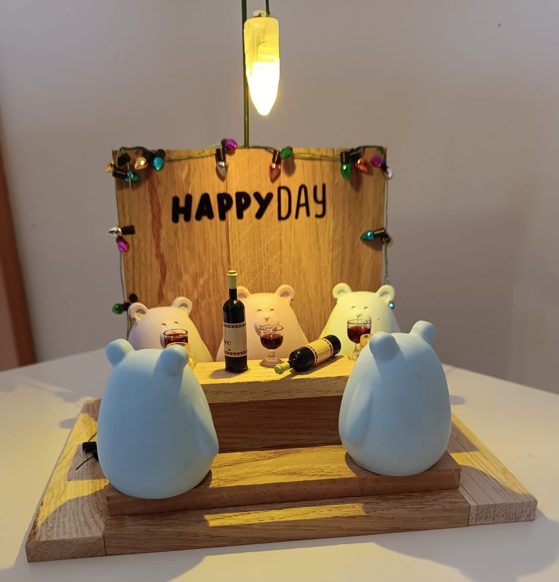 Dekotablett "Happy Day"