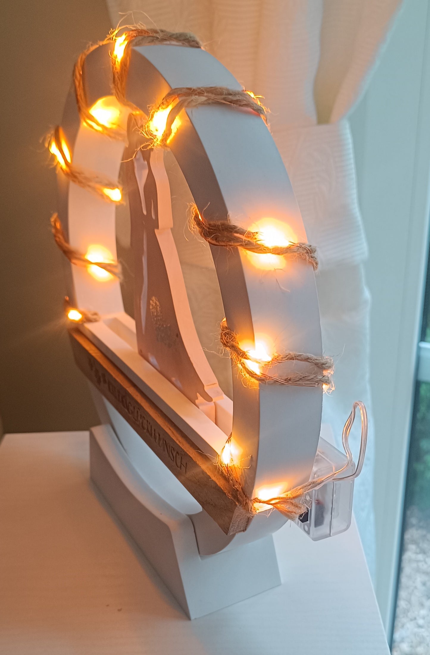 Dekoaufsteller "Pärchen mit LED"