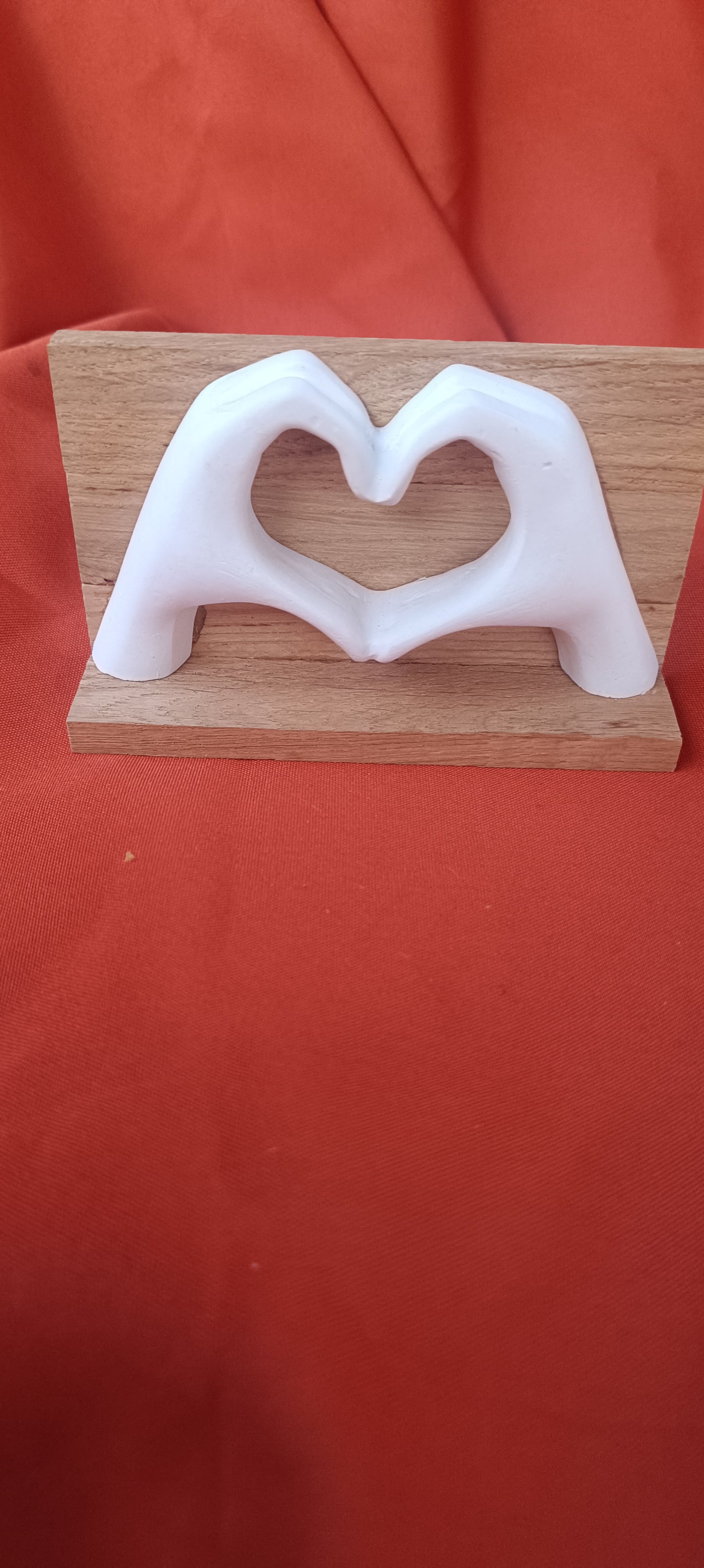 Dekoplatte "Herzhände"