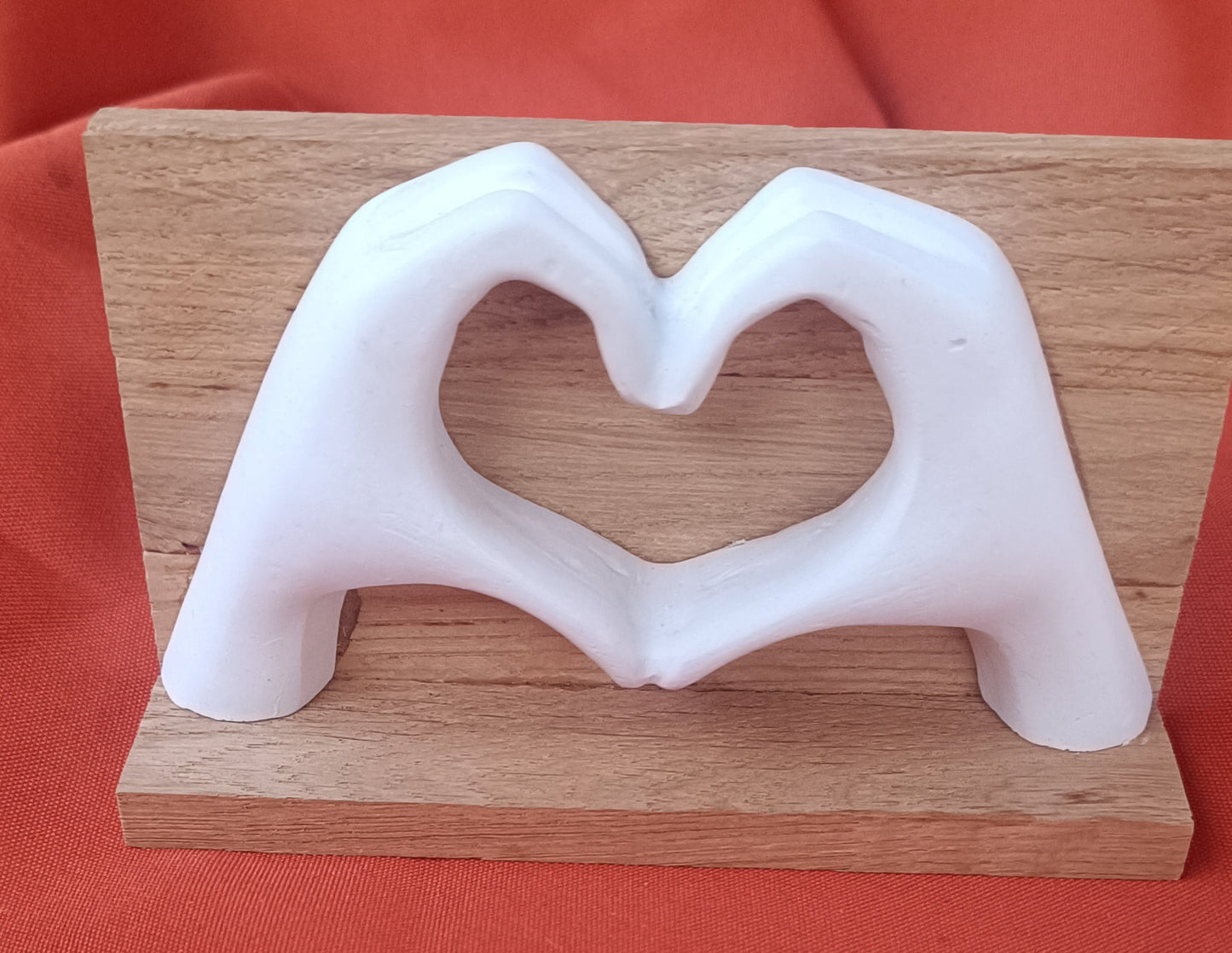 Dekoplatte "Herzhände"