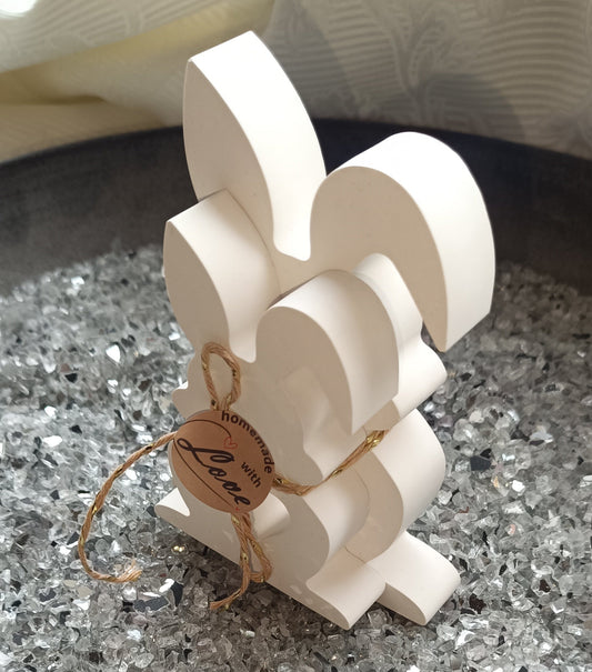 Set Hase mit Herz H=ca.9cm