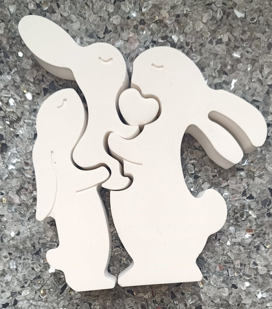 Hasenfamilie H=ca.14cm