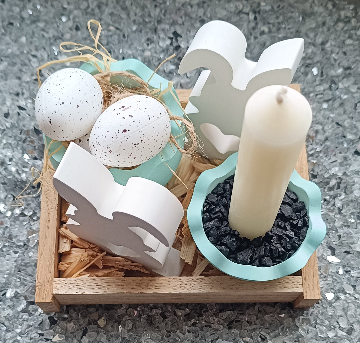 Osterdekoration 13,5cmx12cm
