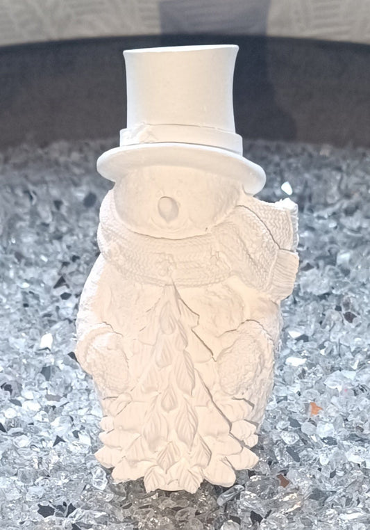 Schneemann mit Zylinder