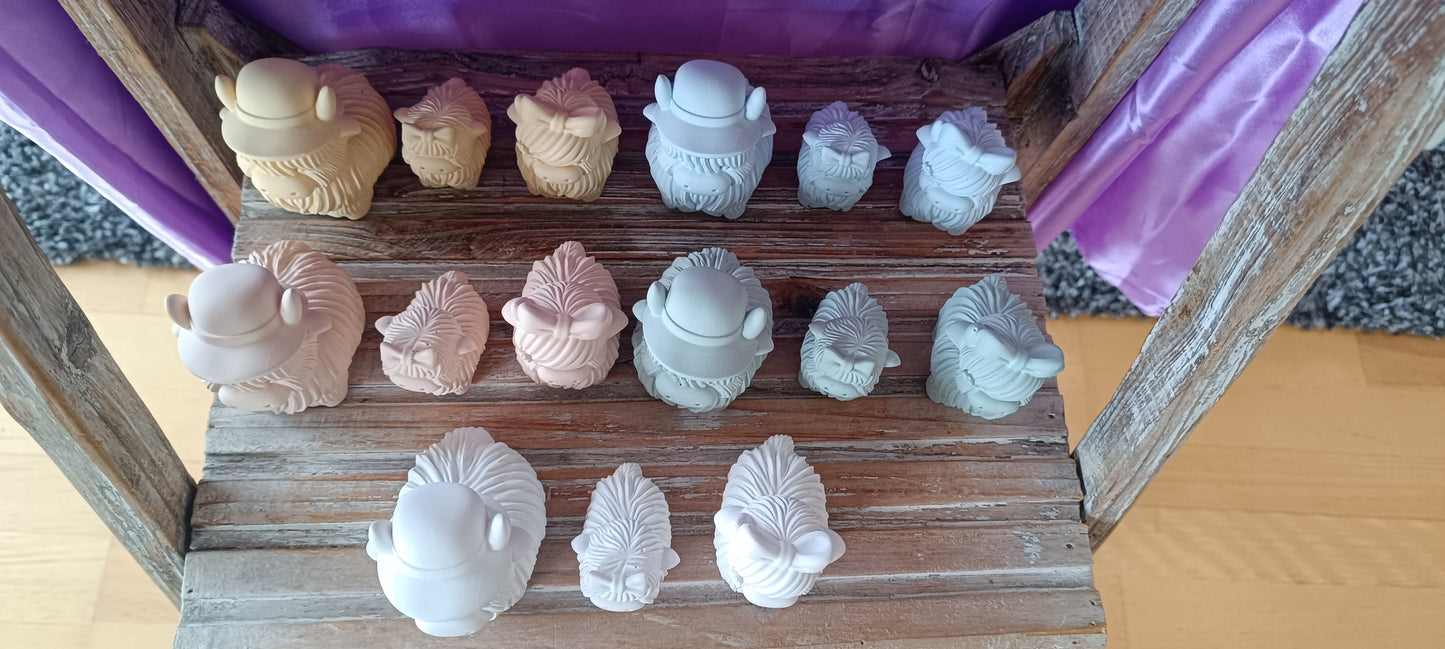 Rinder Set 3 Stk. Papa/Mama mit Kind