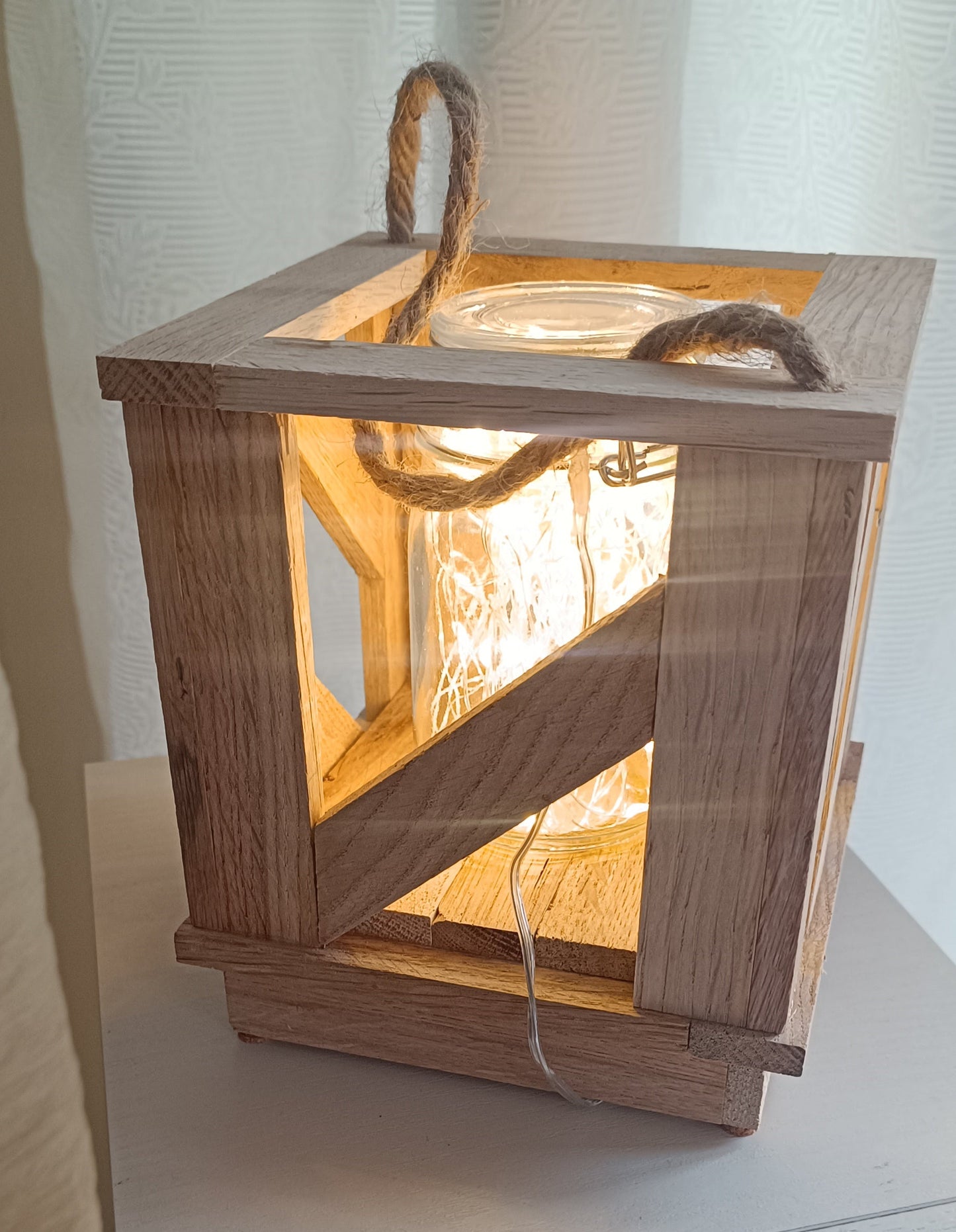 Holzlaterne "Natur"