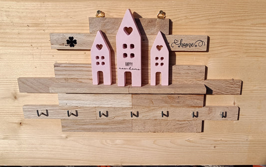 Schlüsselbrett "Home/Häuser"