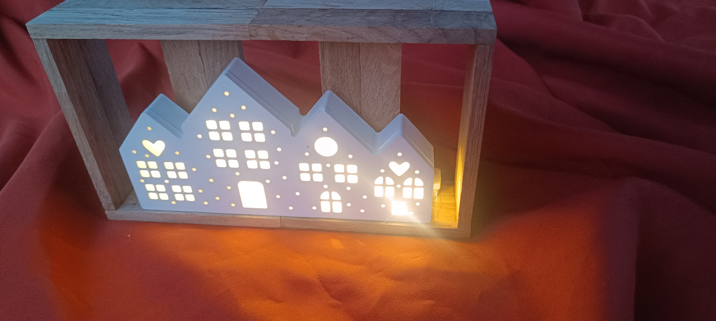 Dekobox "Häuserreihe"