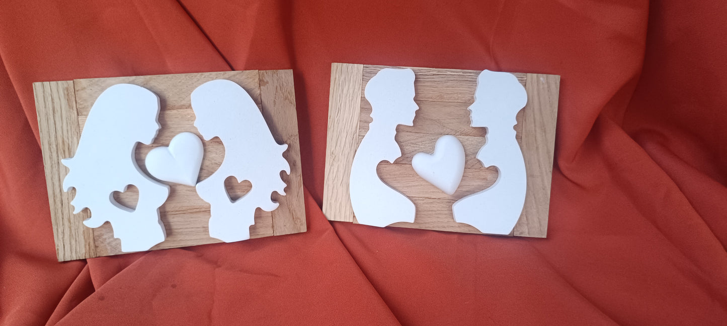 Zierplatte "Gleichgeschlechtlich"