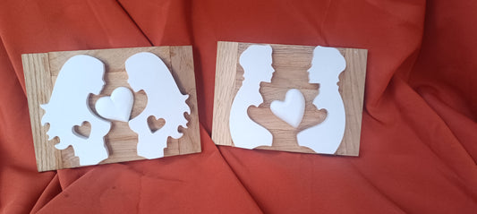 Zierplatte "Gleichgeschlechtlich"