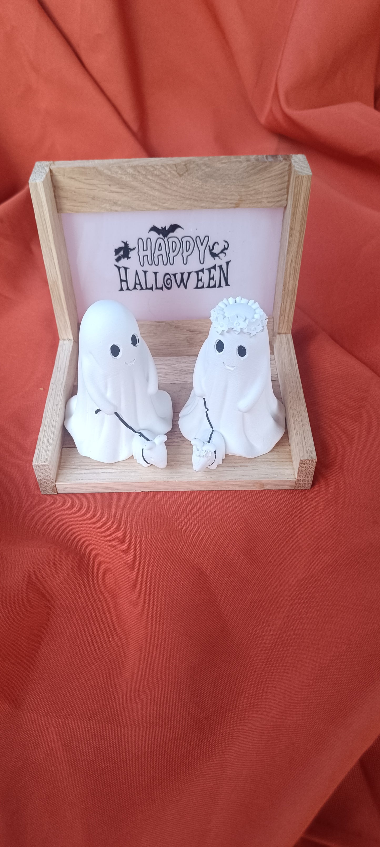 Halloween "Geisterpärchen mit Hund"