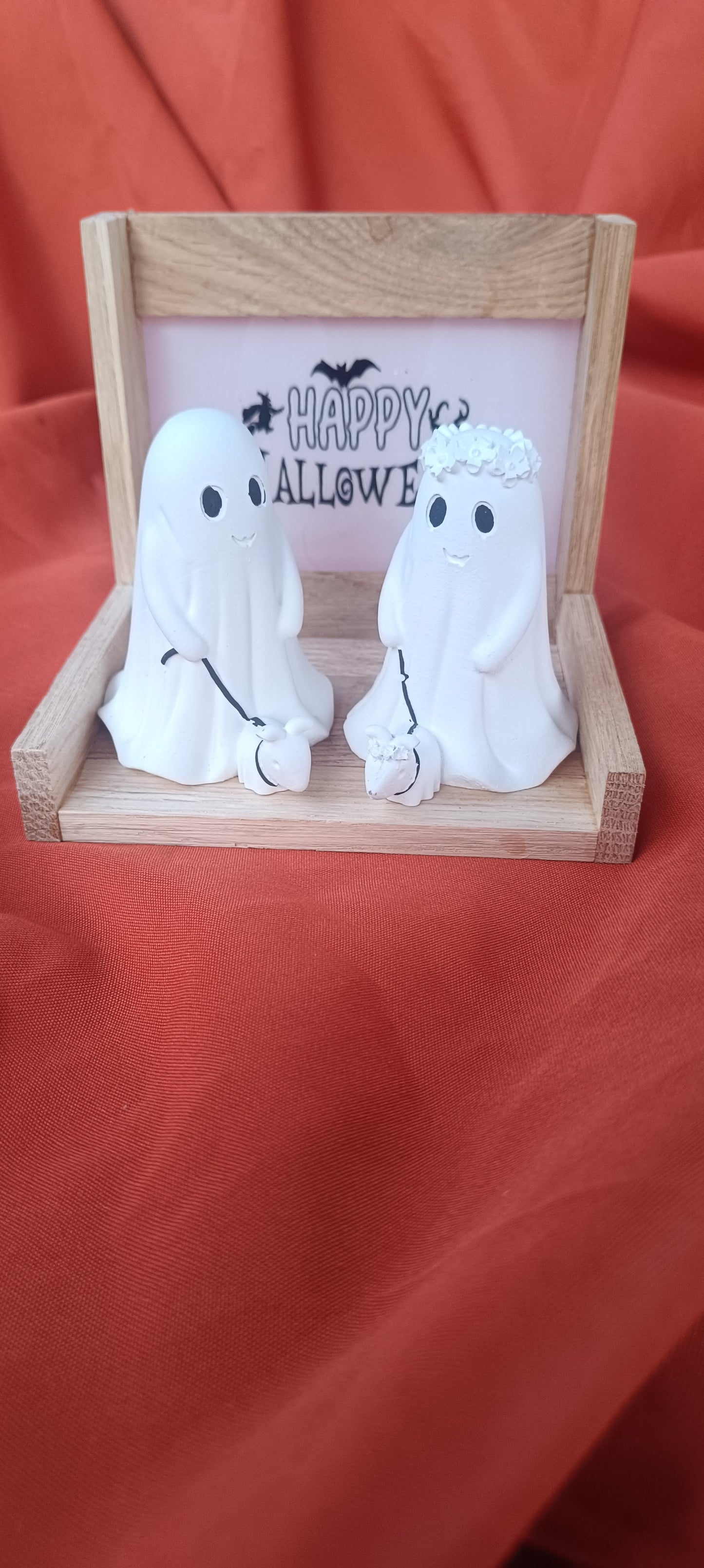 Halloween "Geisterpärchen mit Hund"