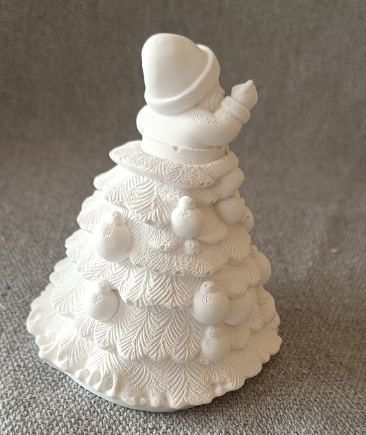 Weinachtsmann auf Weihnachtsbaum